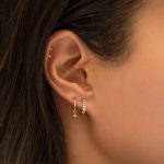 ES185-G__230StarFlareHuggieEarrings14kgoldes185-682418